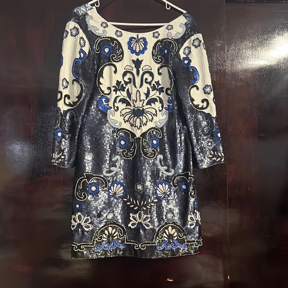 Needle and thread sequined dress size 10